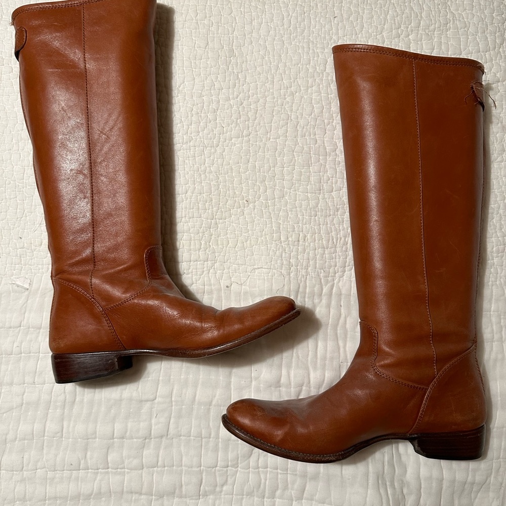 Corso Como caramel colored knee boots